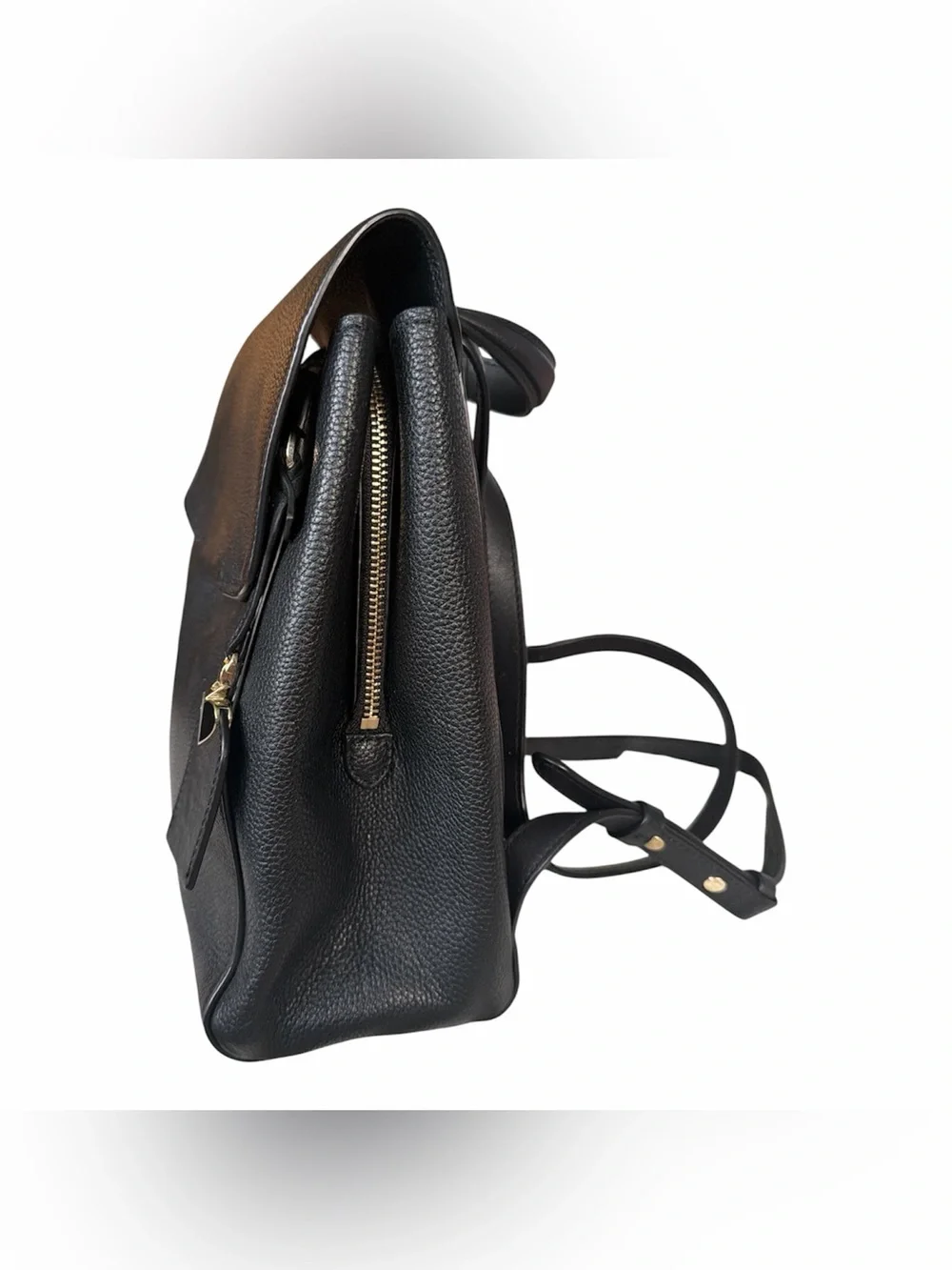kate spade Black Pebbled Leather Backpack